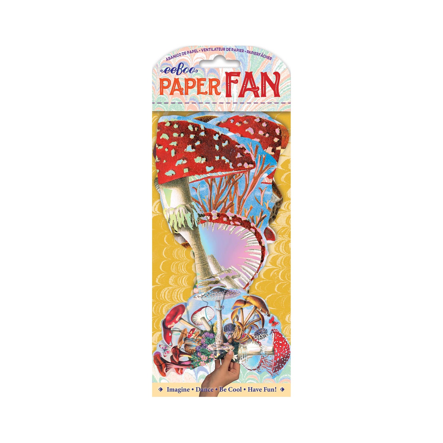 Mushroom Paper Fan