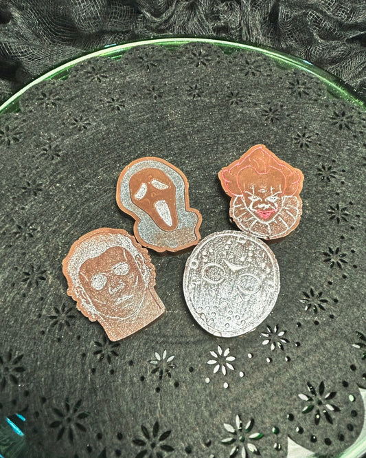 Horror Icons, Chocolate, Set of 4