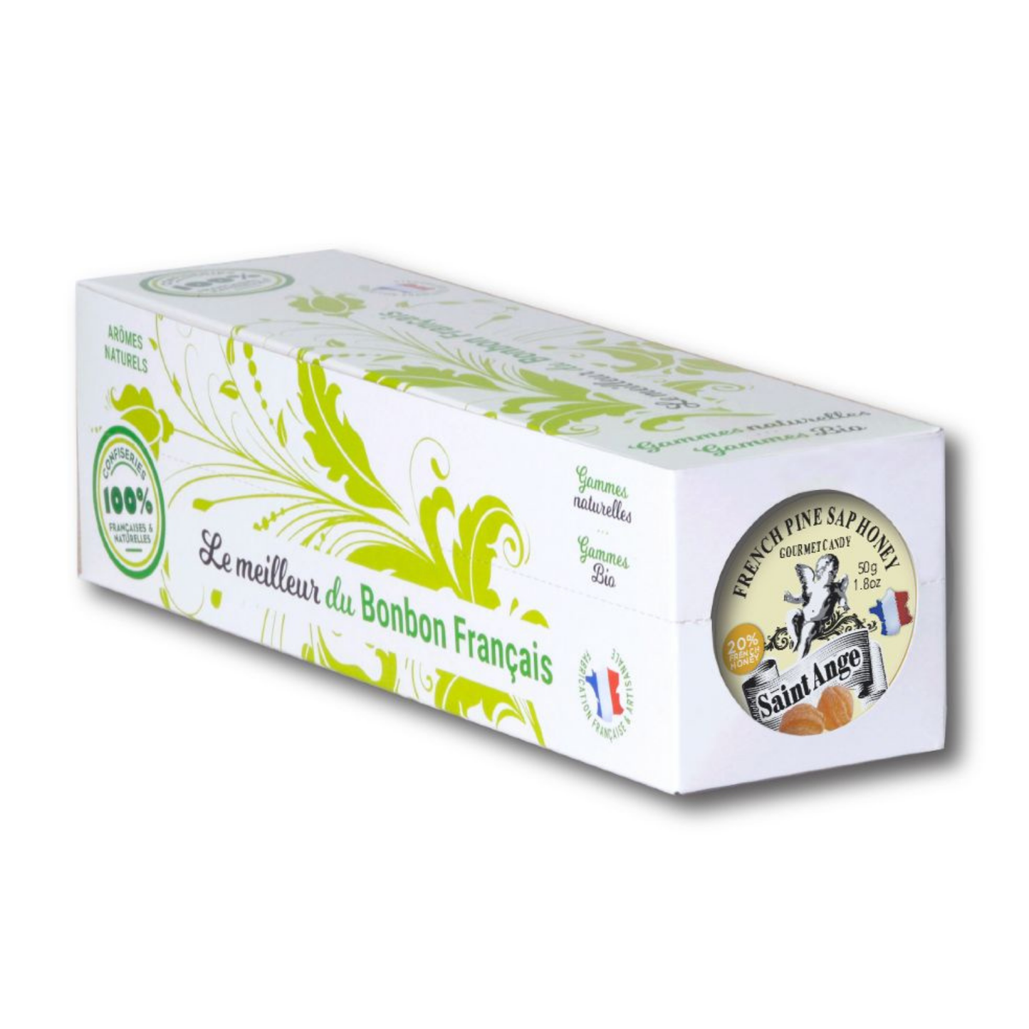 Saint Ange Honey Pine Sap - French Gourmet Natural Candy Tin