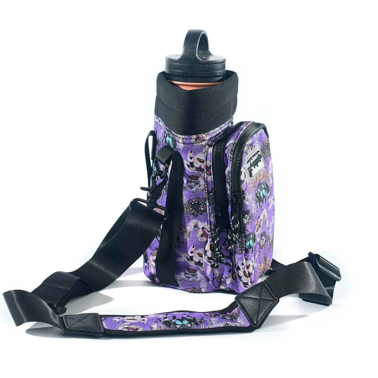 Jumping Spiders Water Bottle Carrier