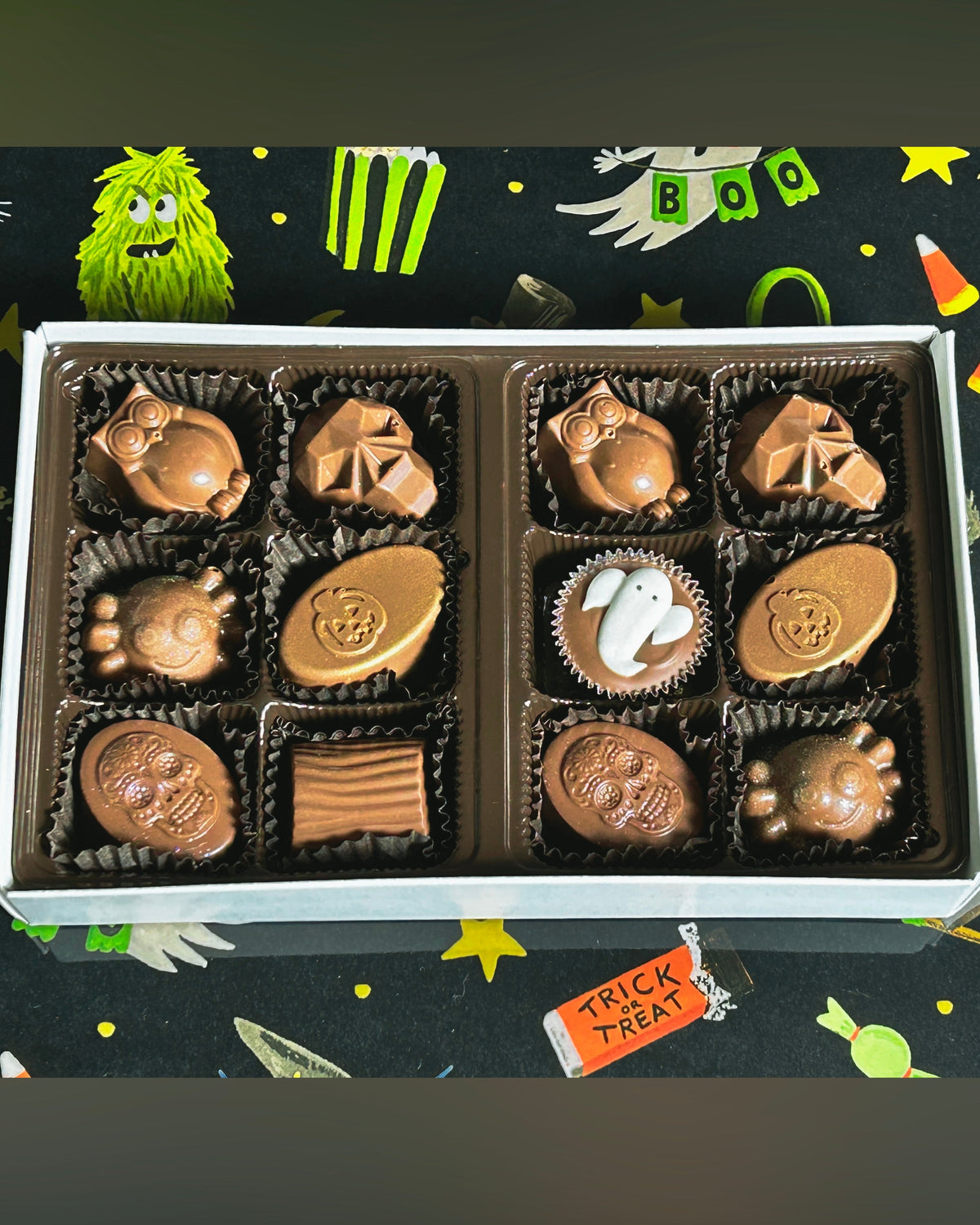Halloween Sampler Chocolates Box - Large