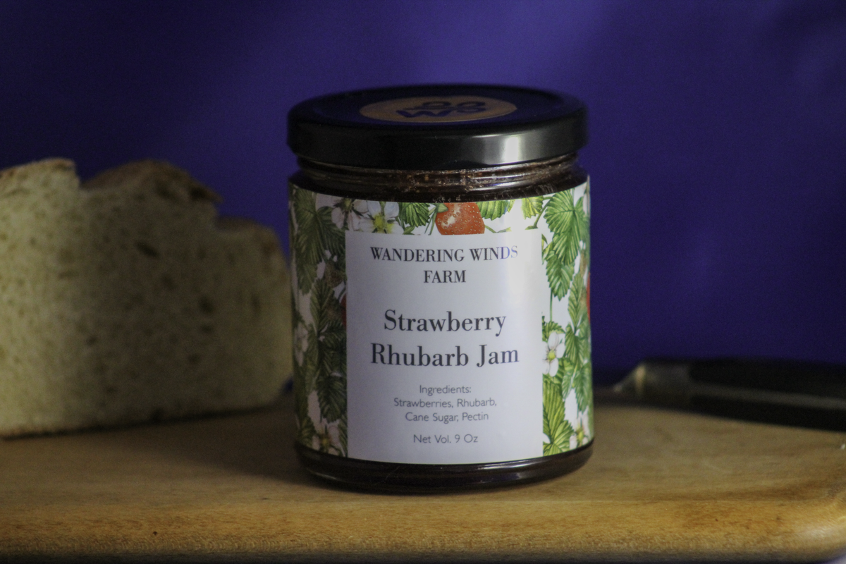 Wandering Winds Farm + Bakery - Strawberry Rhubarb Jam