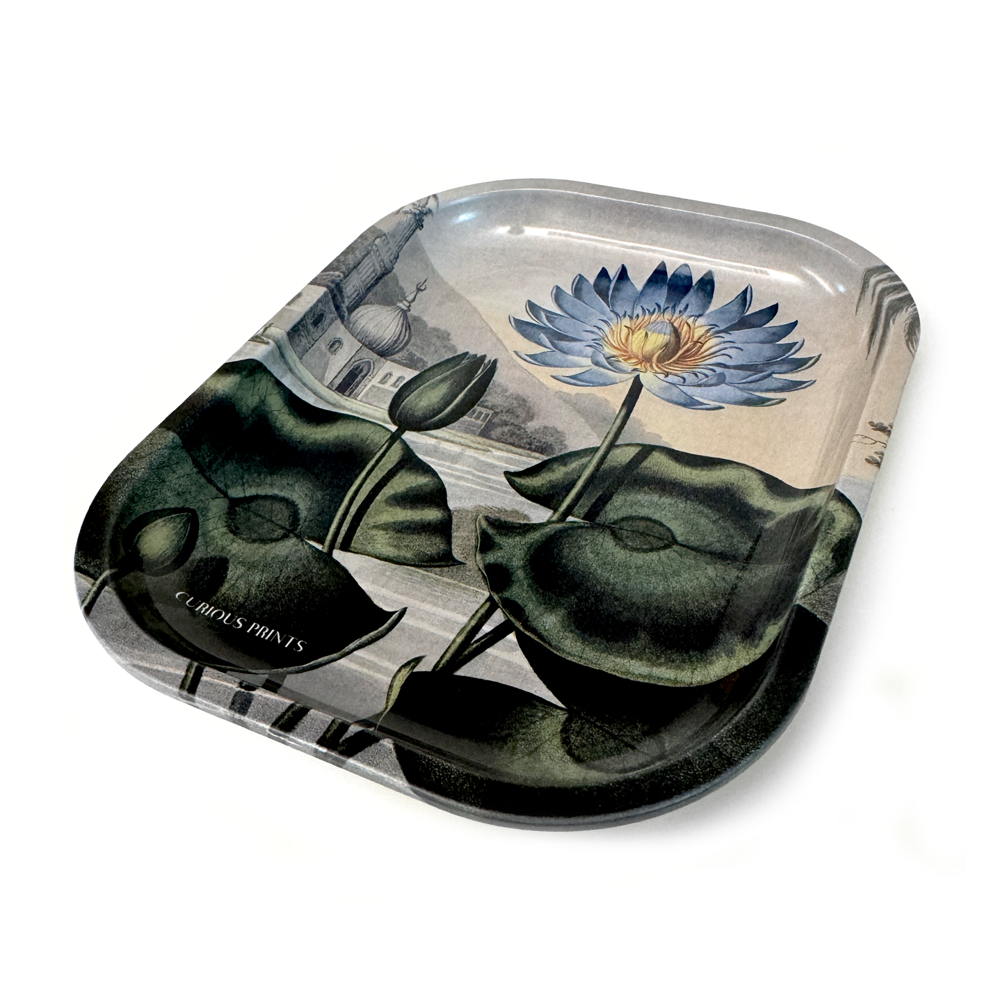 Blue Lotus Water Lily Trinket/Rolling Tray