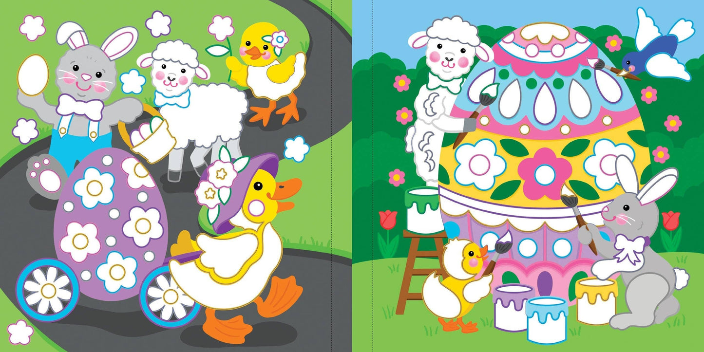 Color-By-Foil Sticker Book - Easter