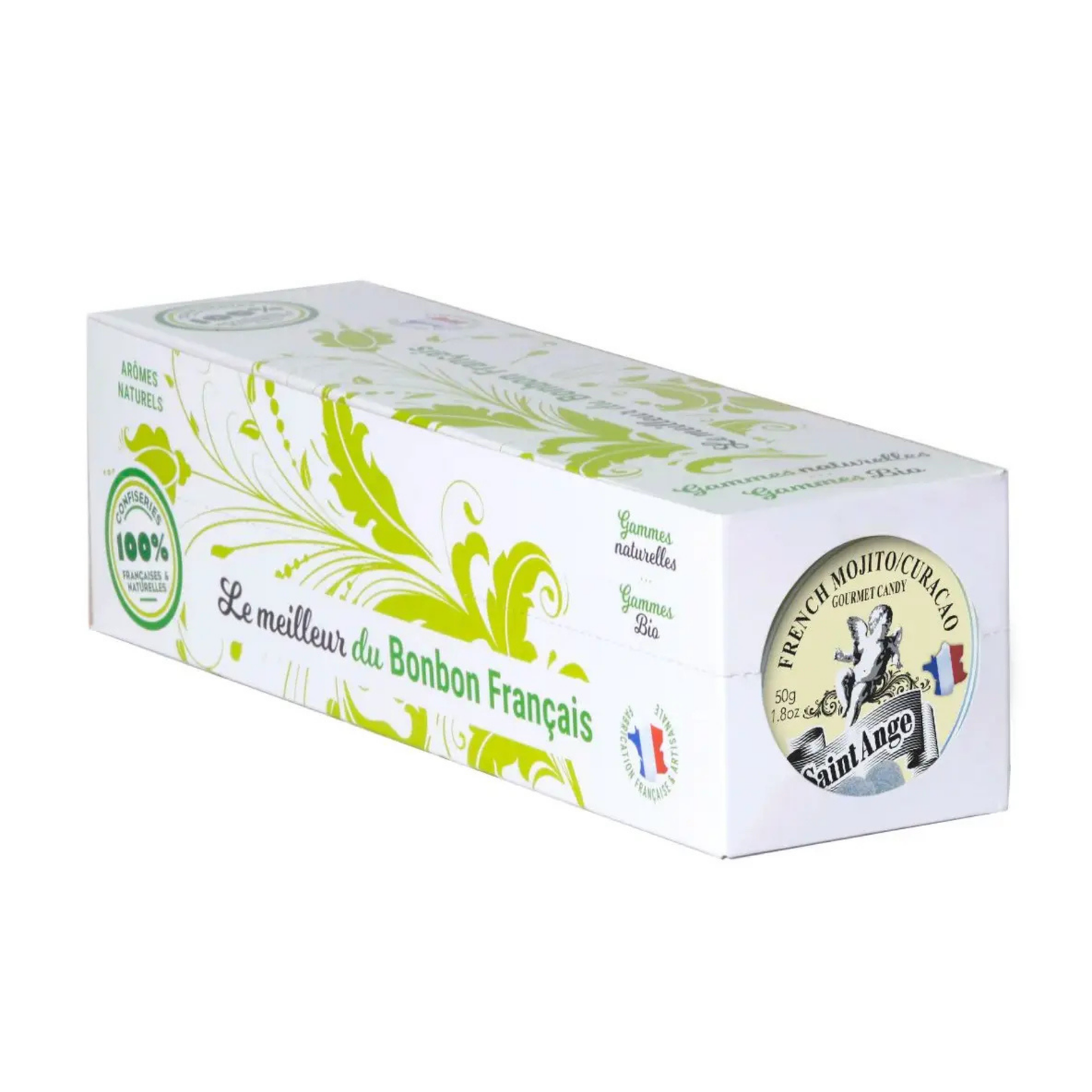 Saint Ange Mojito Curacao - French Gourmet Natural Candy Tin
