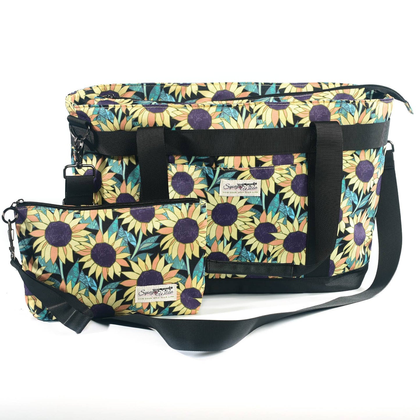 Sunflower Fields Large Venture Tote