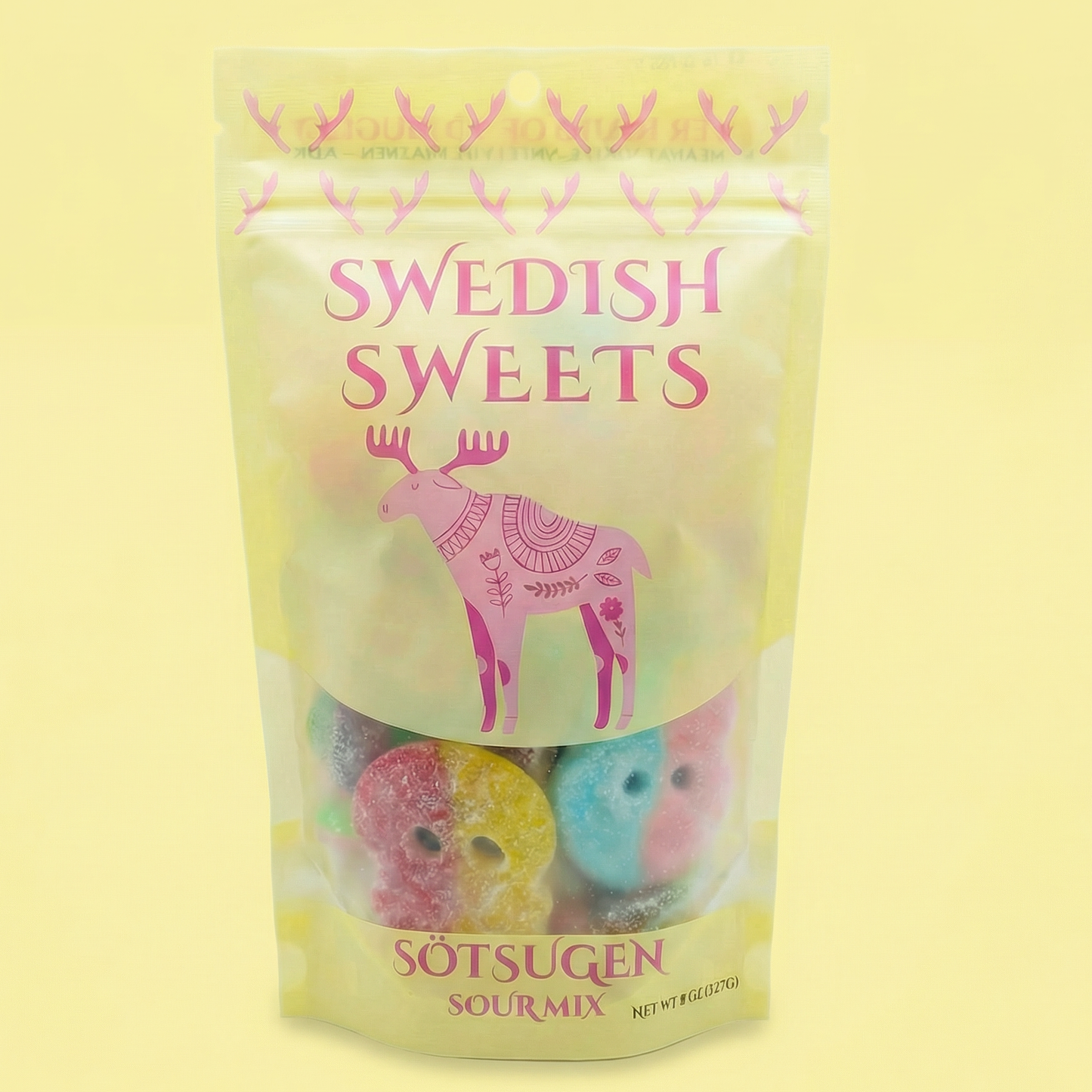 Sour Mix With Bubs Swedish Gummies 1/2lb Bag