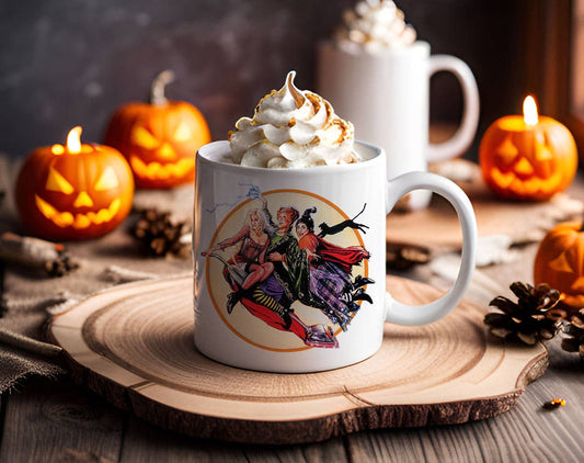 Sanderson Sisters Flying - Coffee Mug