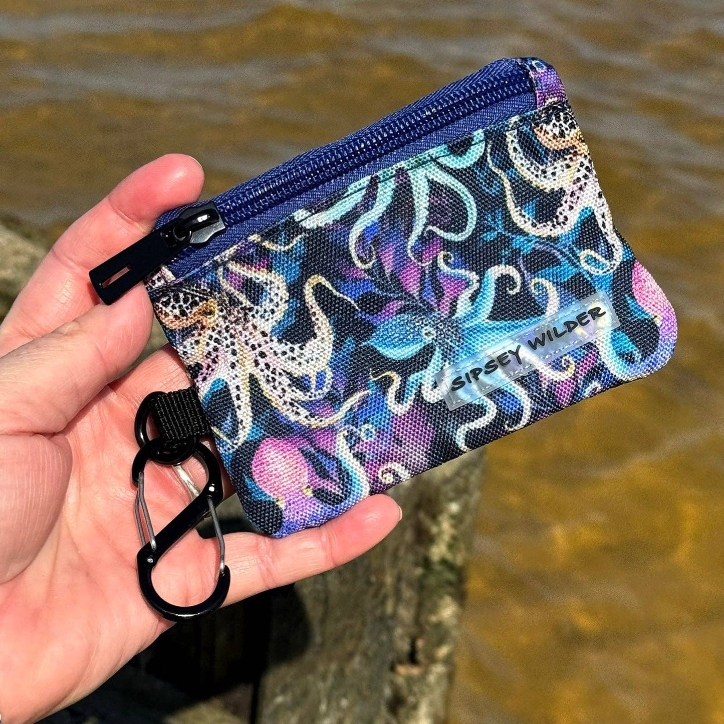 Octopus Reverie Clip Wallet