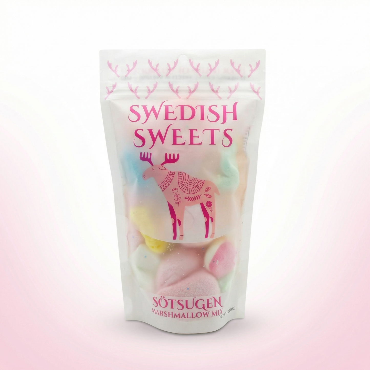 Marshmallow Mix Swedish Gummies 1/4 lb Bag