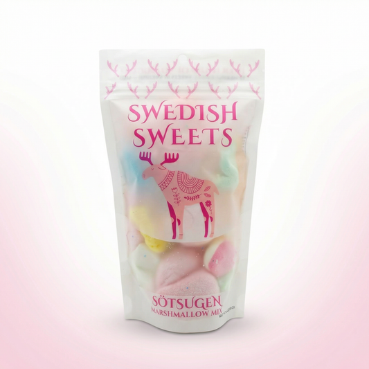 Marshmallow Mix Swedish Gummies 1/4 lb Bag