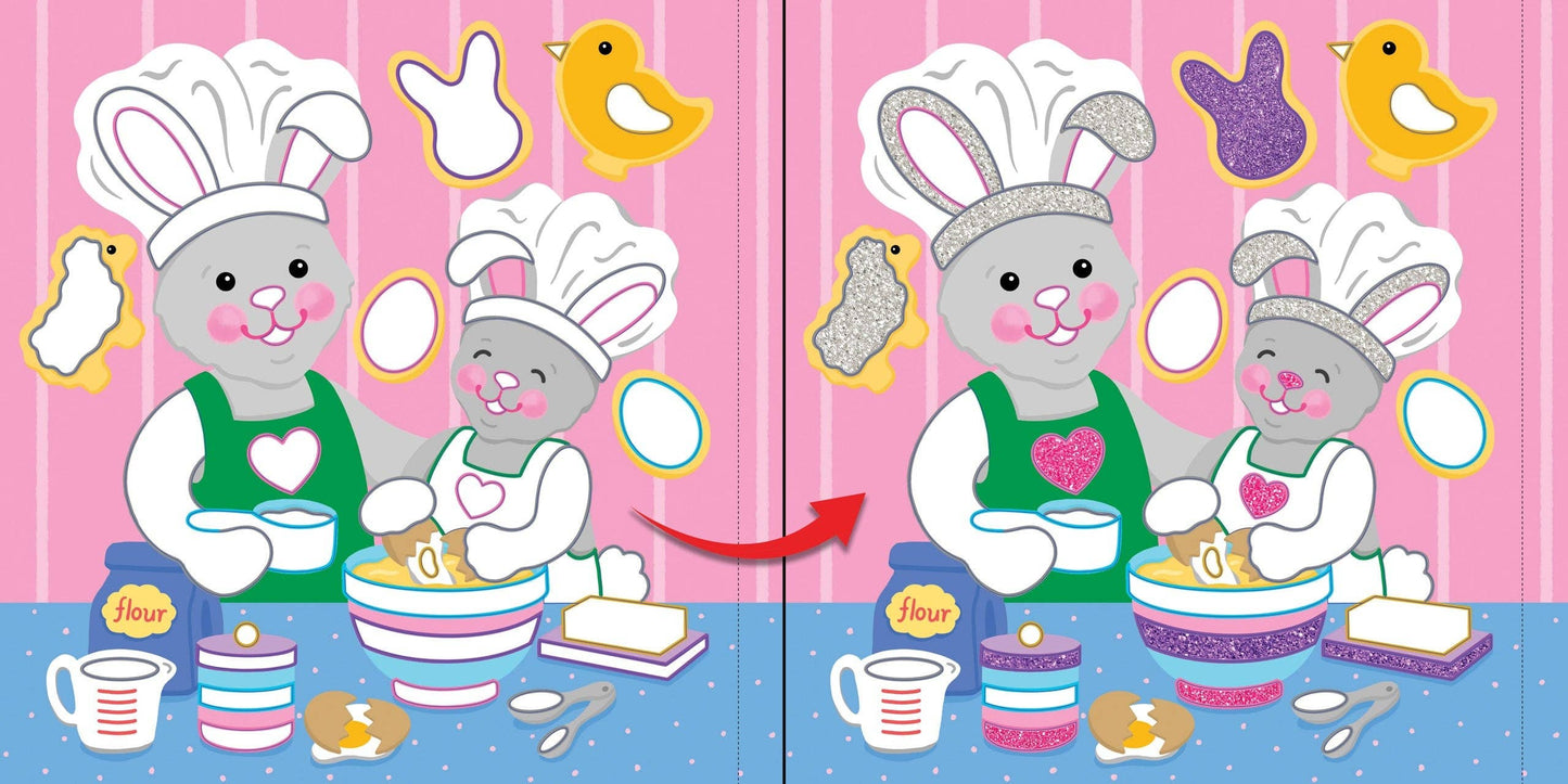 Color-By-Foil Sticker Book - Easter