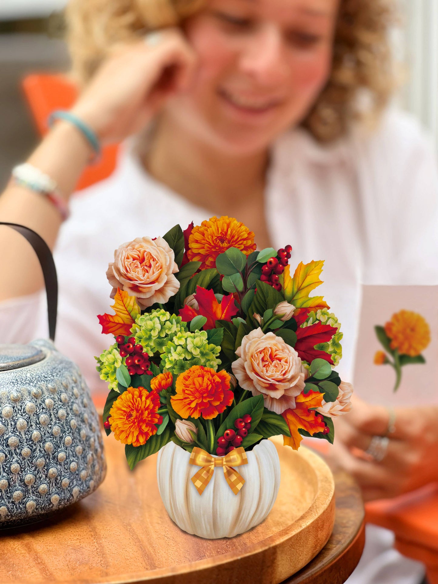 FreshCut Paper LLC - Mini Pumpkin Spice (10 Pop-up Greeting Cards)