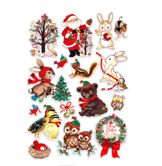 Vintage Woodland Christmas Ephemera