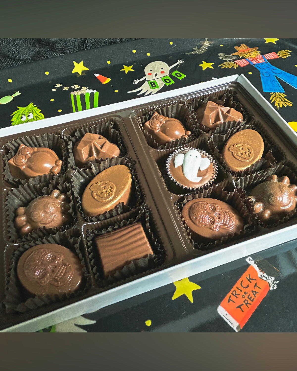 Halloween Sampler Chocolates Box - Large