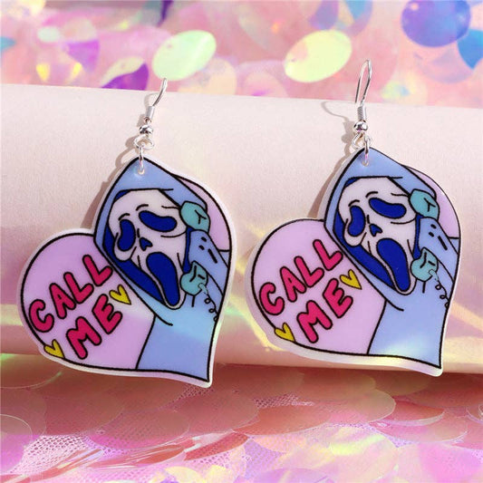 Spooky Phone Call Earrings