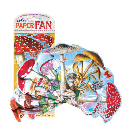 Mushroom Paper Fan