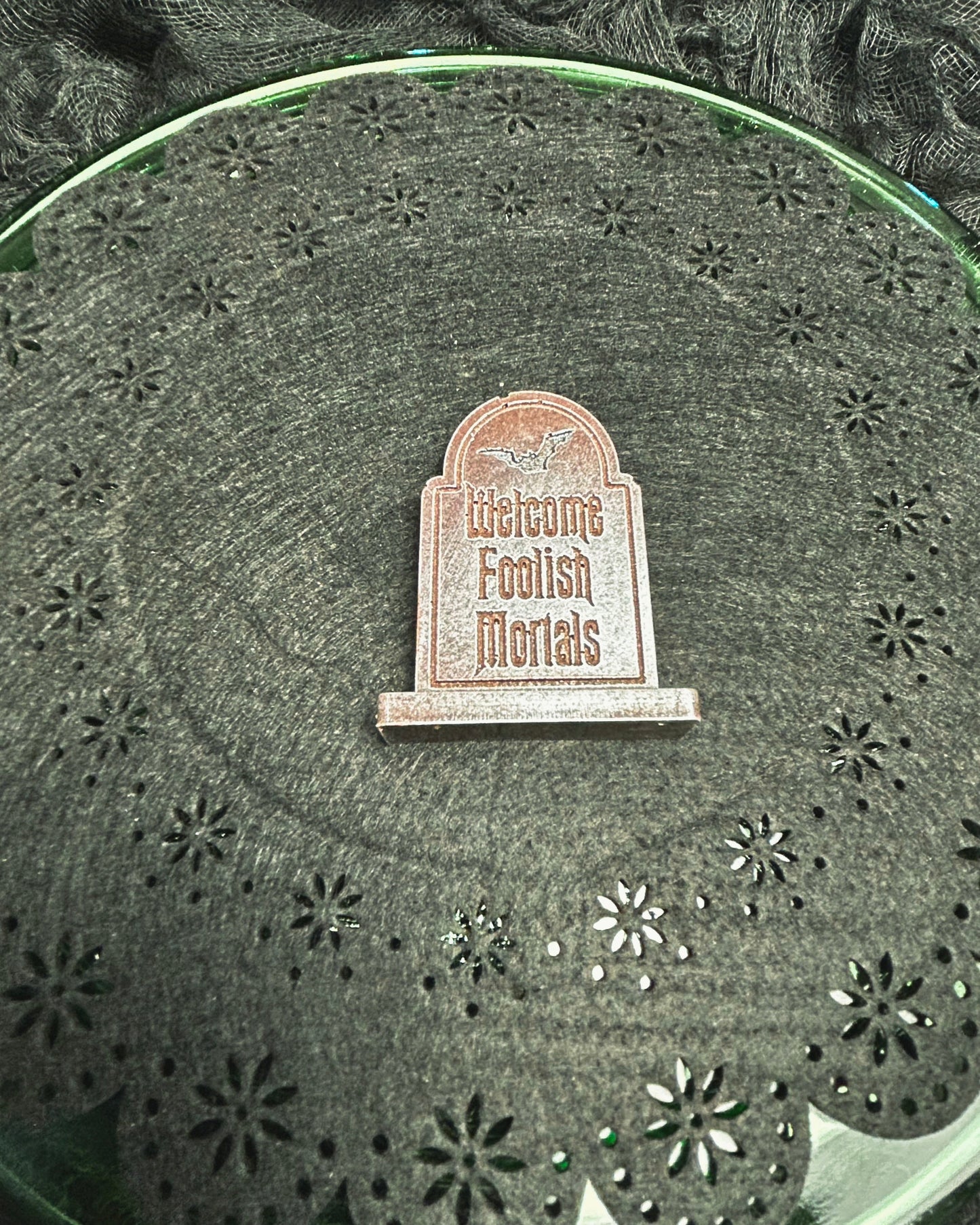 Mortals Standing Chocolate Gravestones