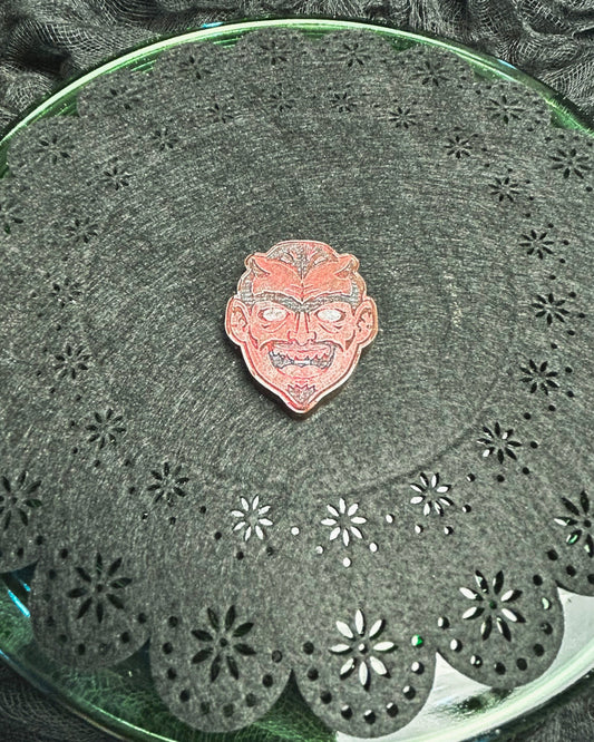 Devil Mask Chocolate Medallion