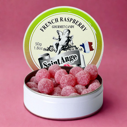 Saint Ange Raspberry - French Gourmet Natural Candy Tin