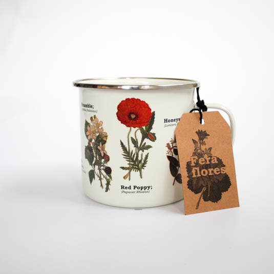 Gift Republic Wild Flowers Enamel Mug - Thumbnail 4