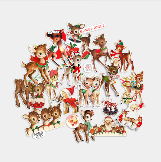 Vintage Reindeer Games Ephemera