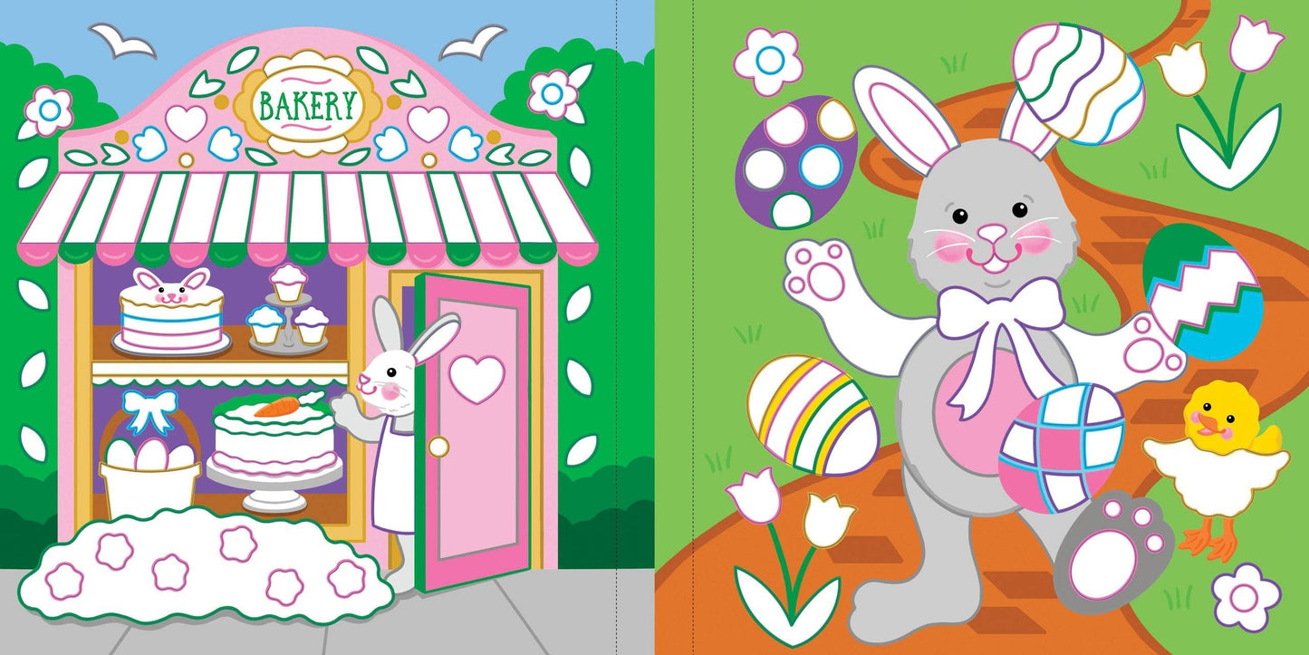 Color-By-Foil Sticker Book - Easter