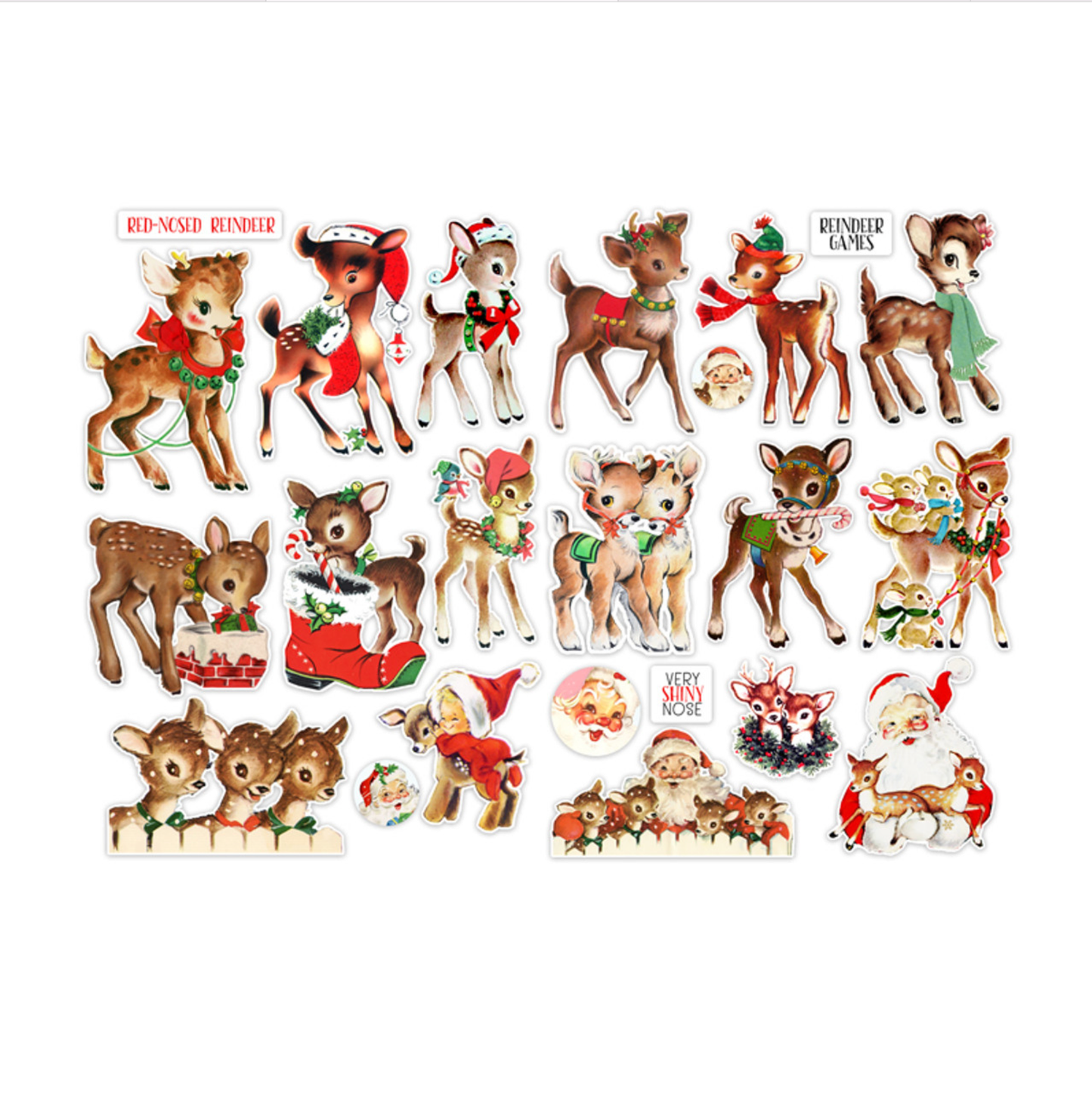 Vintage Reindeer Games Ephemera