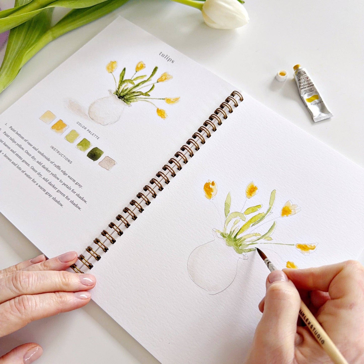 emily lex studio - Spring watercolor workbook