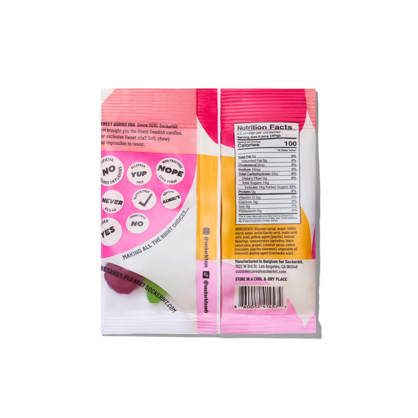 Sweet Gummy Mix Swedish Gummies 2.8oz