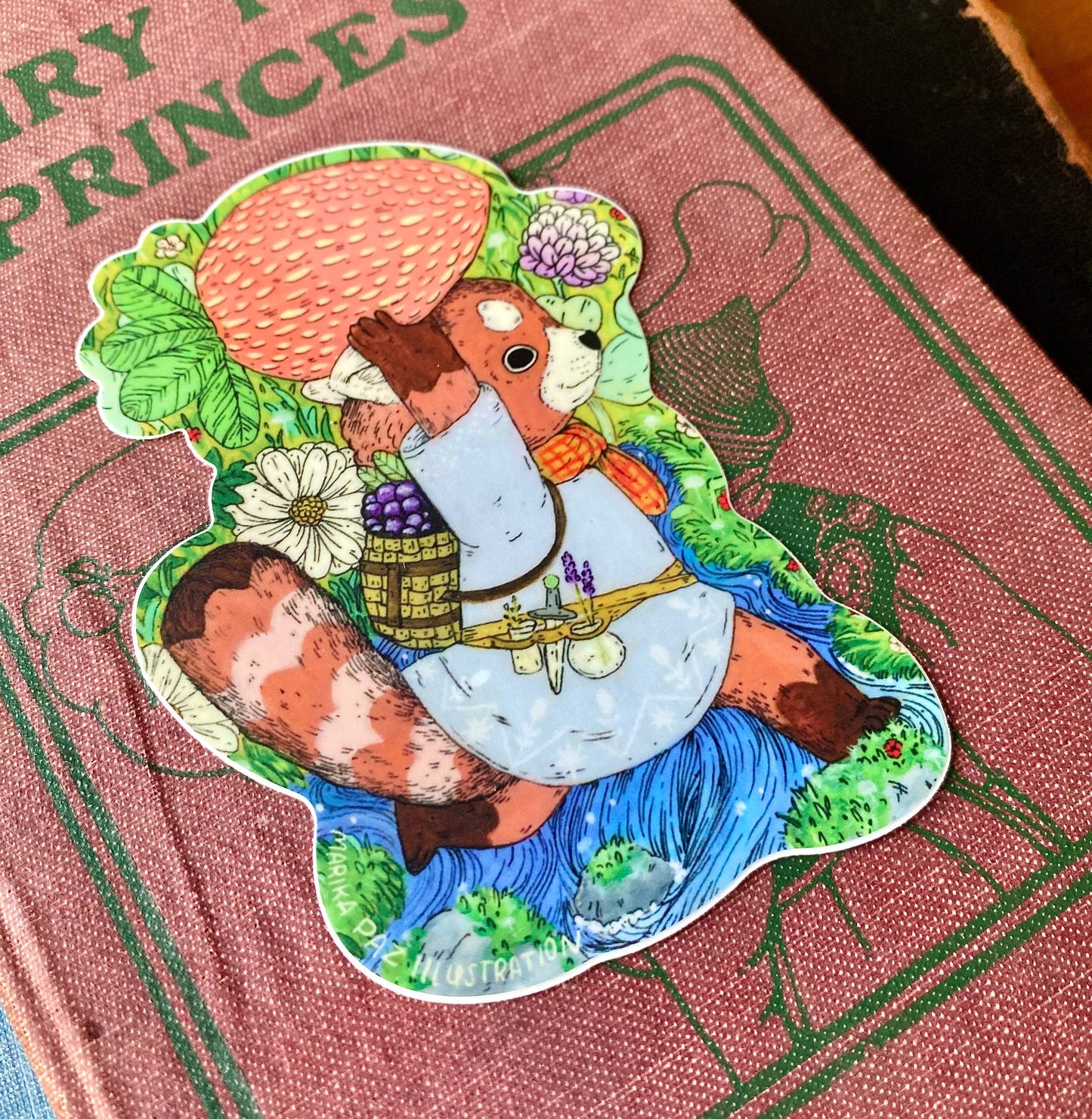Strawberry Forager Sticker