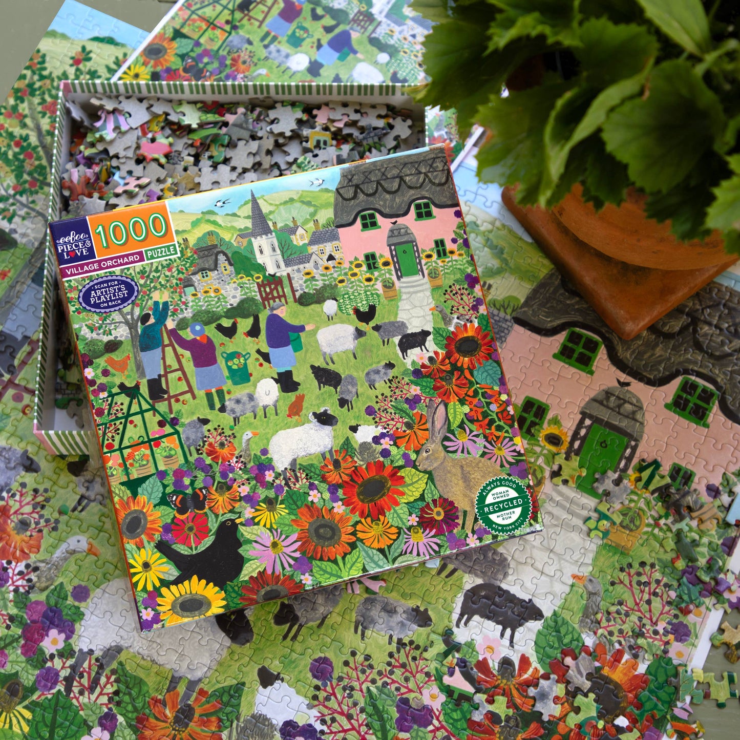Village Orchard 1000 Piece Puzzle