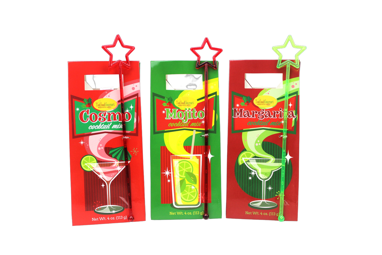 Retro Cocktail Bags with Wands (4oz)