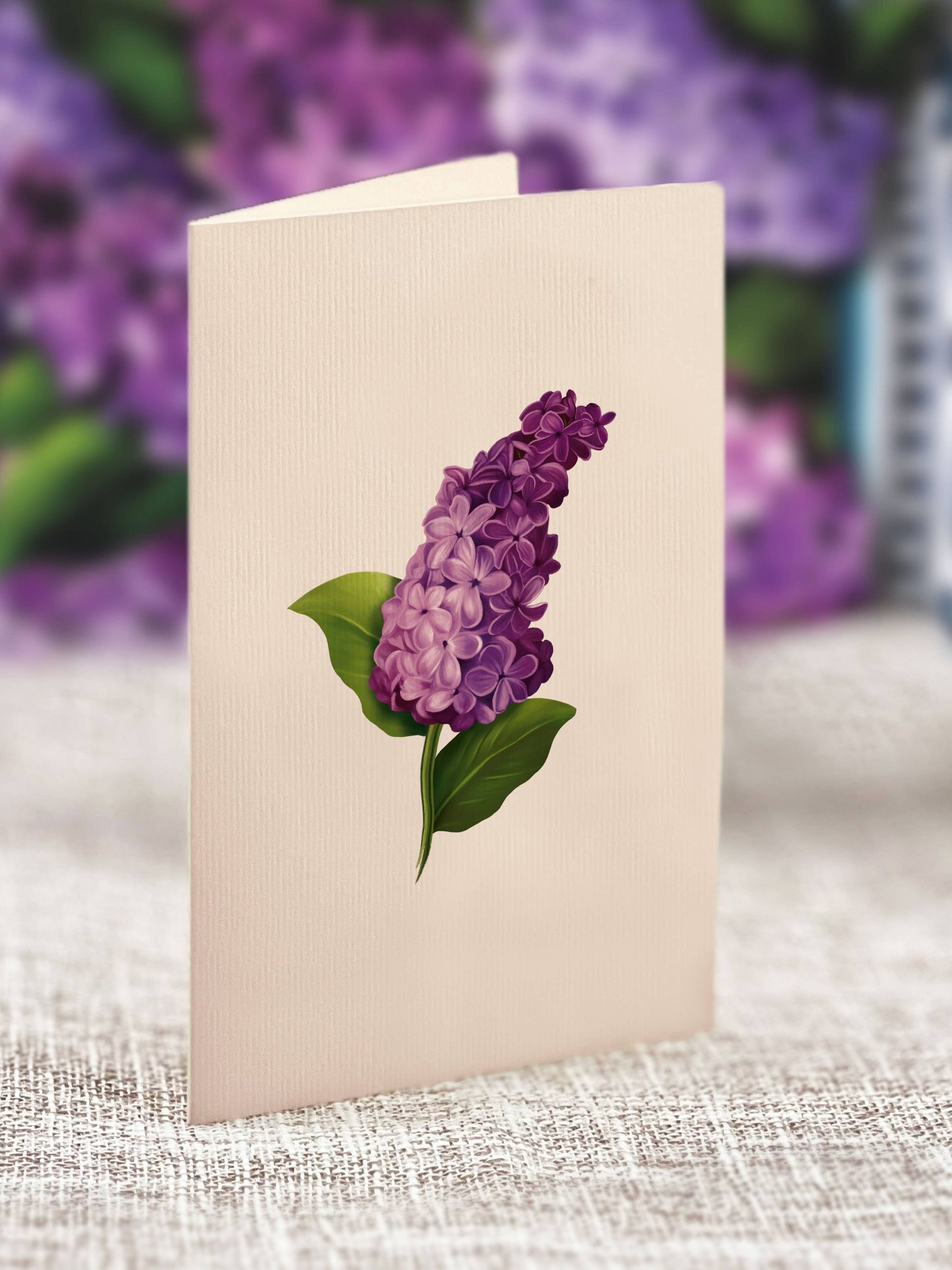 FreshCut Paper LLC - Mini Garden Lilacs  (10 Pop-up Greeting Cards)