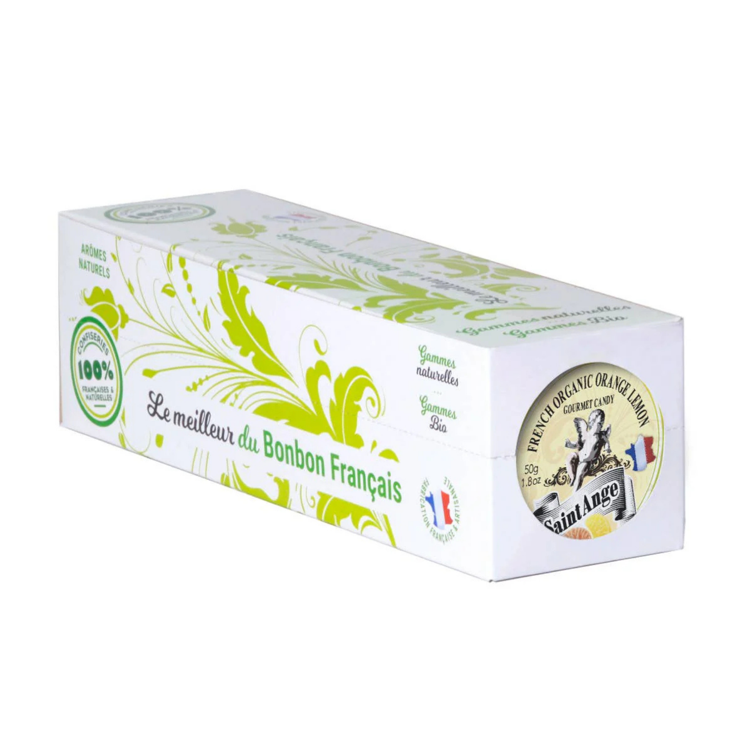 Saint Ange Orange Lemon - French Gourmet Natural Candy Tin