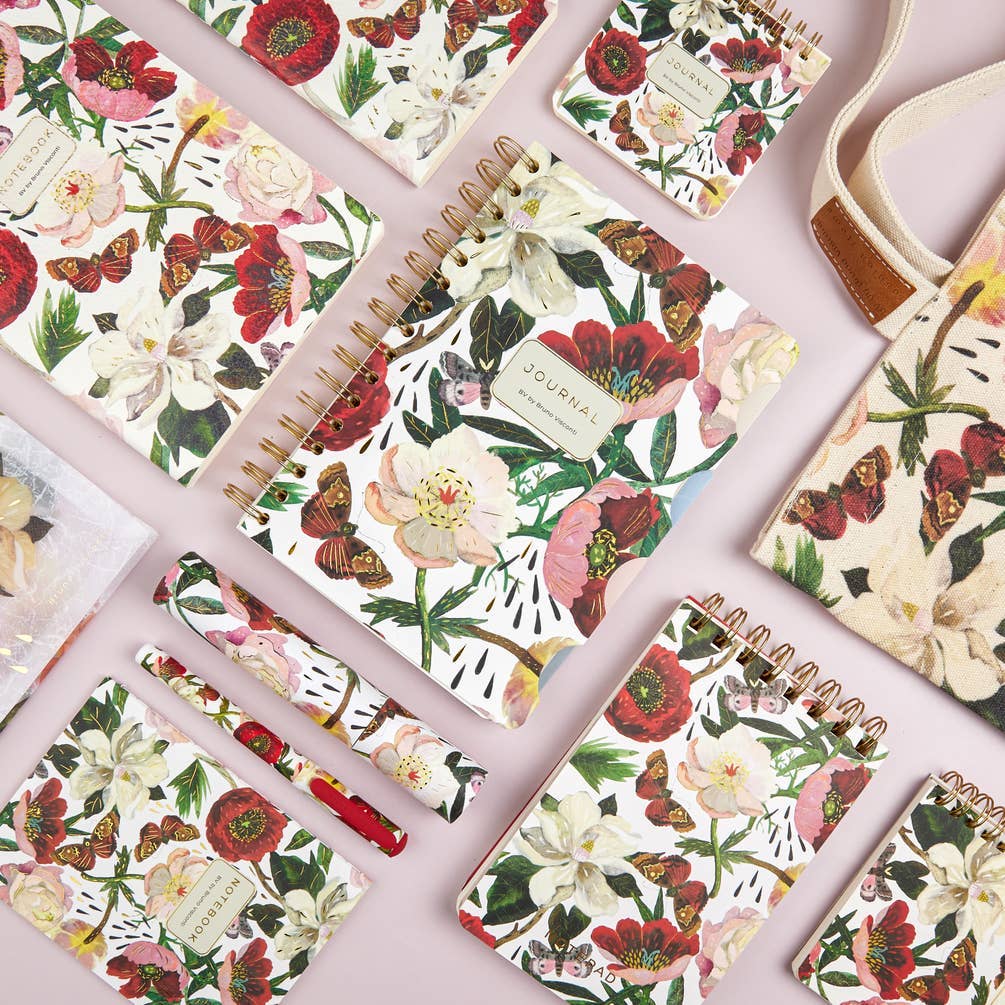 Small Notebook Peonies