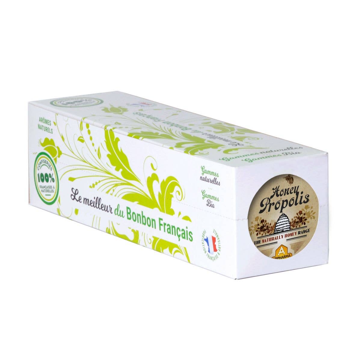 French Hard Candies - Apipharma Honey Propolis - 20% Honey from Auvergne - France