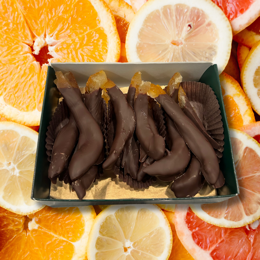 Chocolate Covered Candied Orange Peels