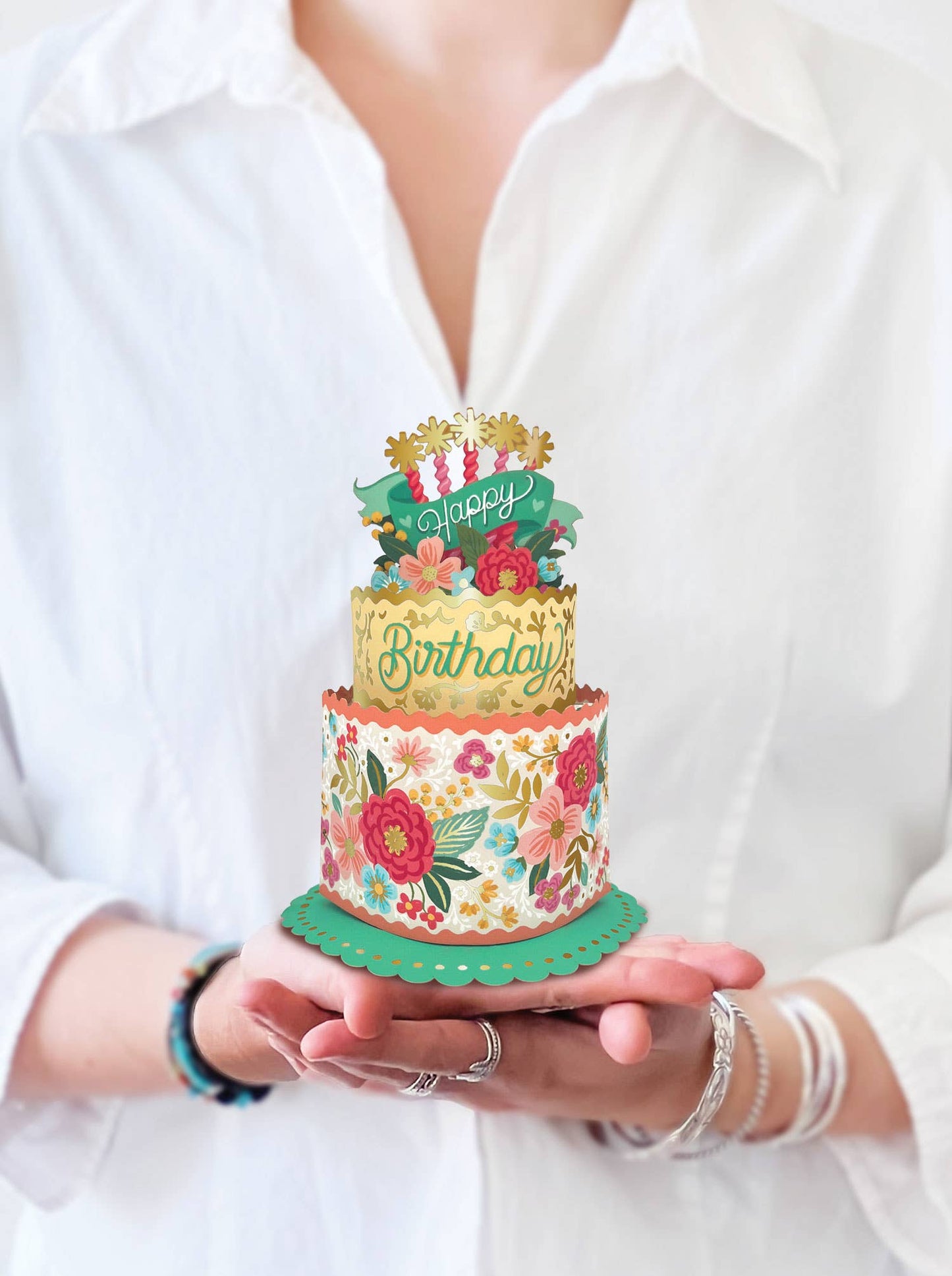 Mini Blooming Birthday Cake