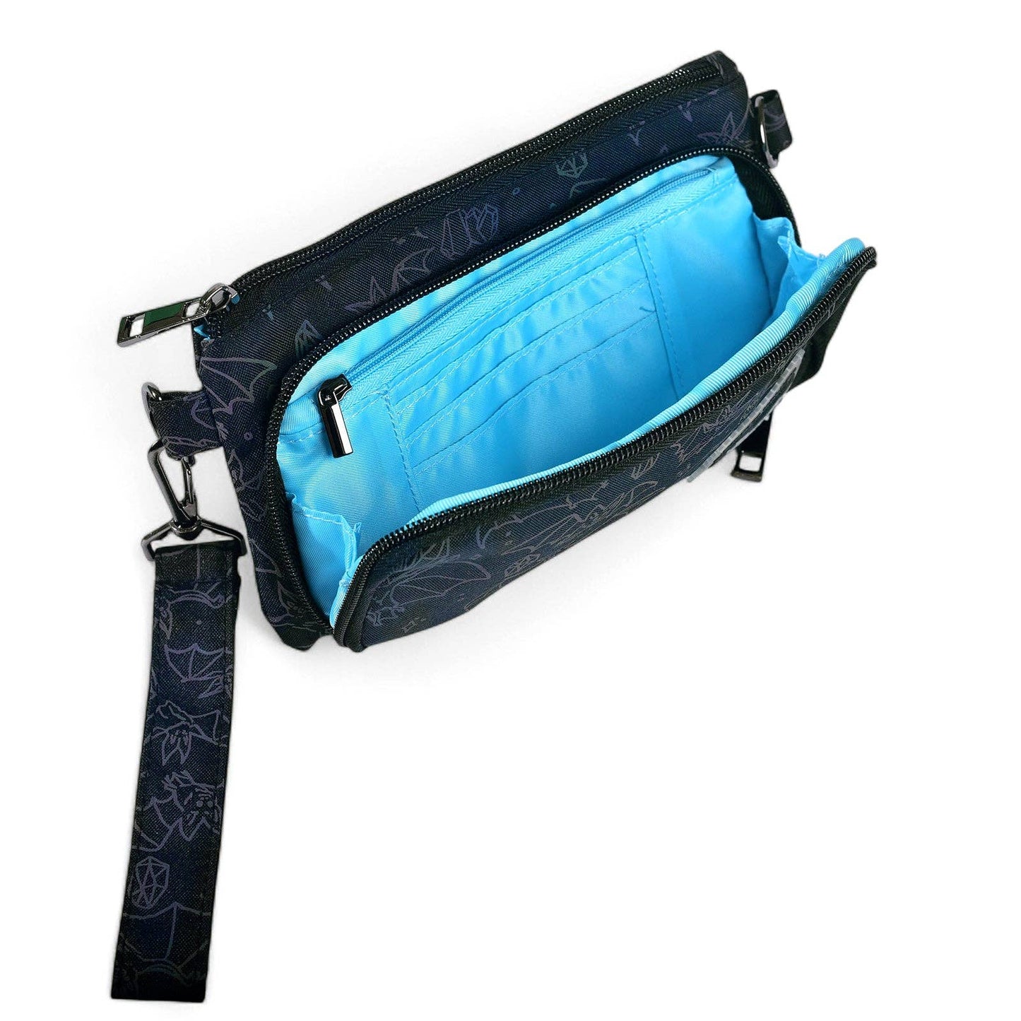 Crystal Cave Bats Venture Wallet 3.0 (Reflective Holographic!): Wallet & Wristlet Only