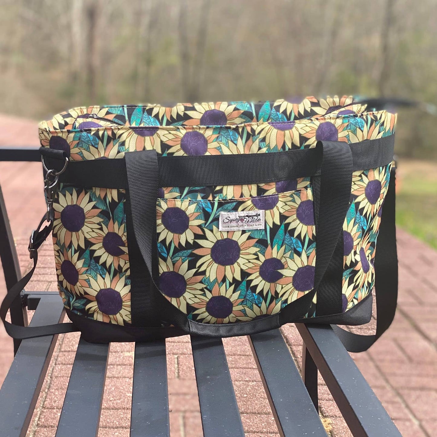 Sunflower Fields Large Venture Tote