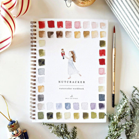emily lex studio - Nutcracker watercolor workbook