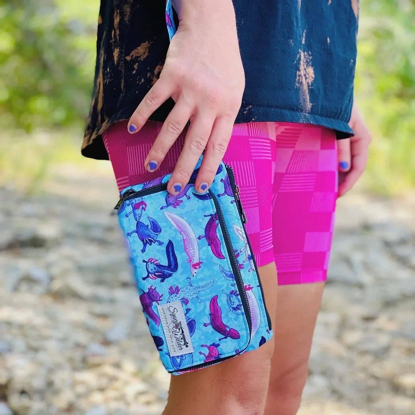 Crystal Cave Bats Venture Wallet 3.0 (Reflective Holographic!): Wallet & Wristlet Only