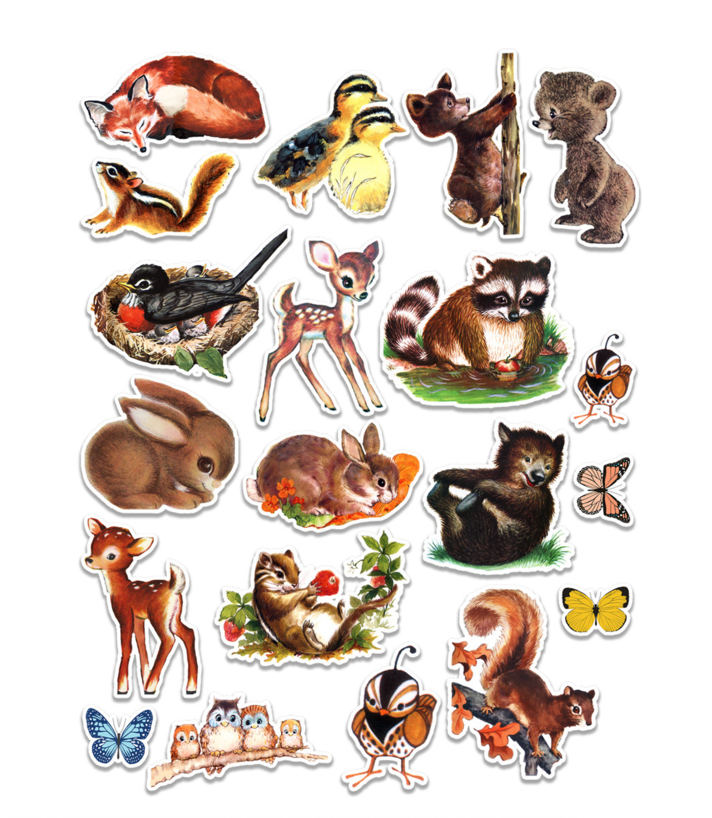 Vintage Wildlife Mini Ephemera
