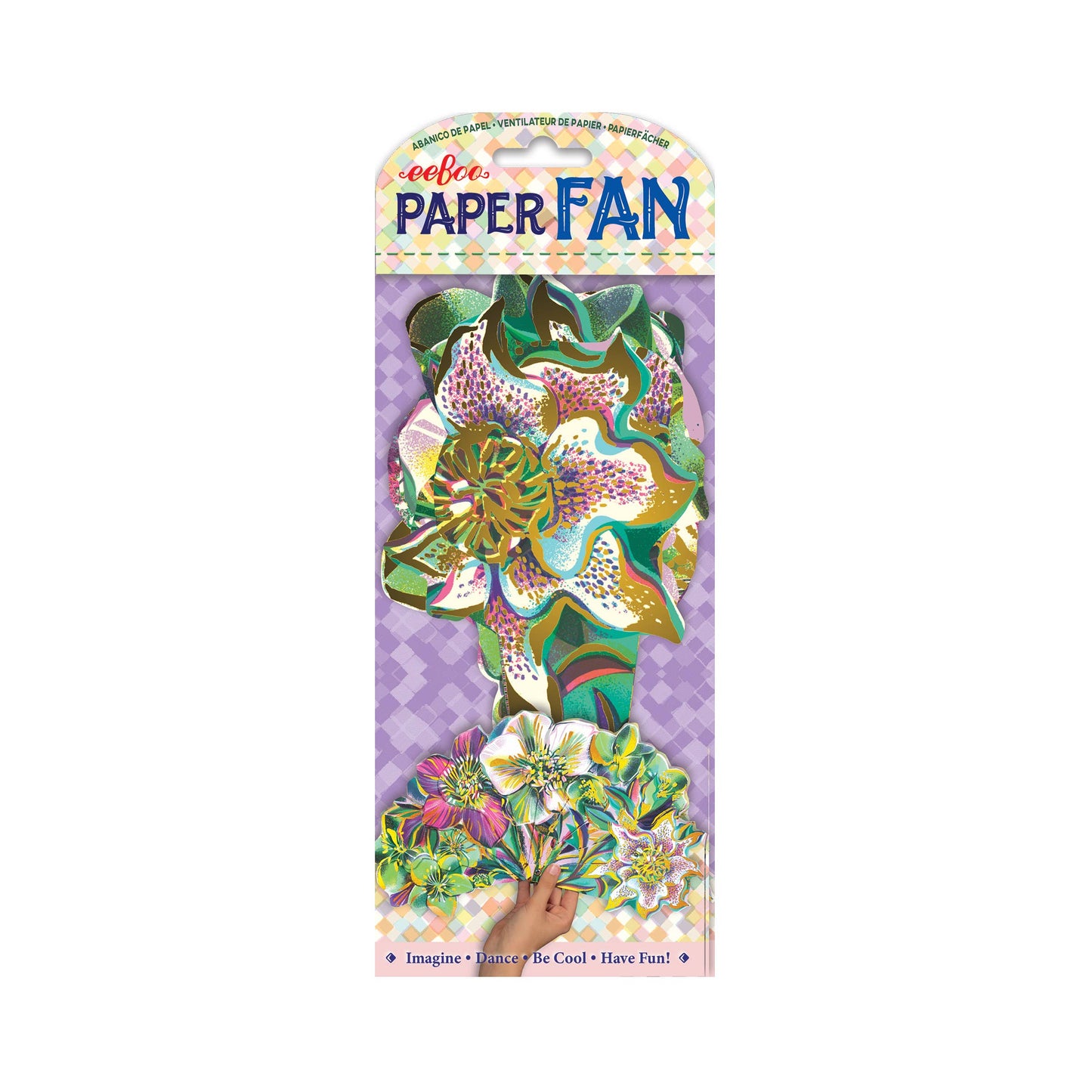 Asta's Flower Paper Fan