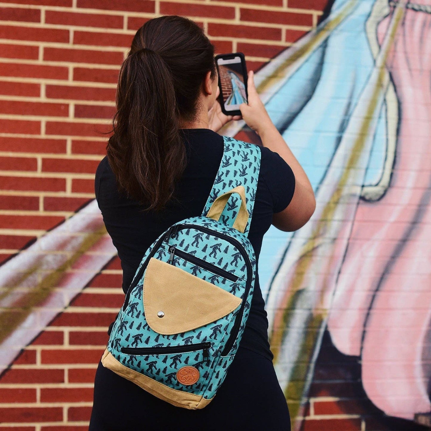 Sipsey Wilder - Mom's Flowers Sling Backpack