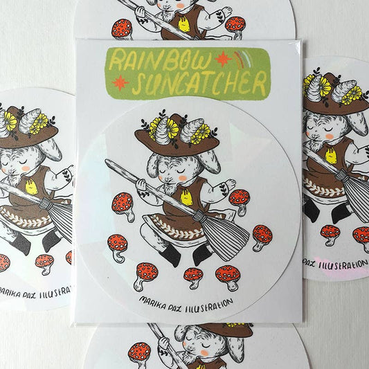 Witch's Brew Suncatcher Sticker