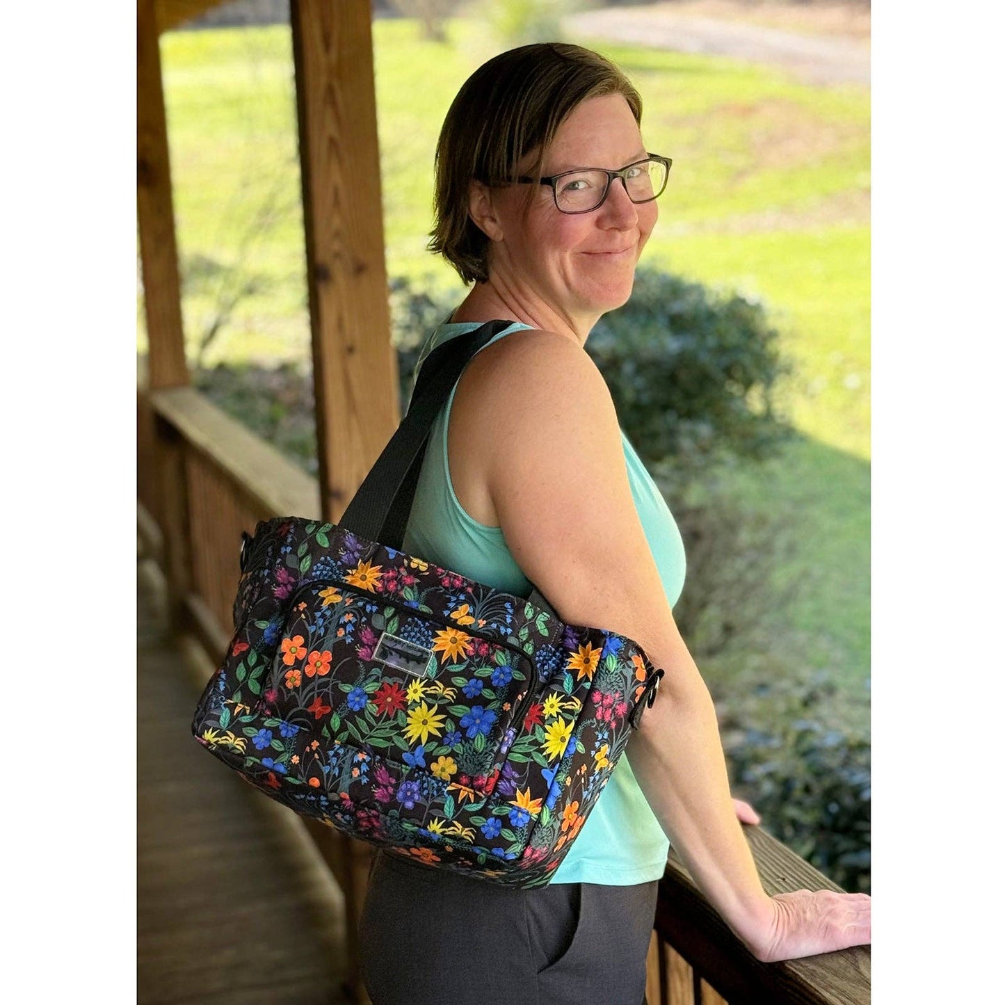 Mom's Flowers Medium Venture Tote