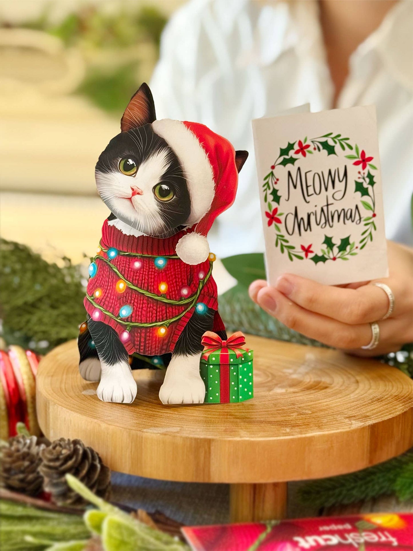 Mini Christmas Kitten