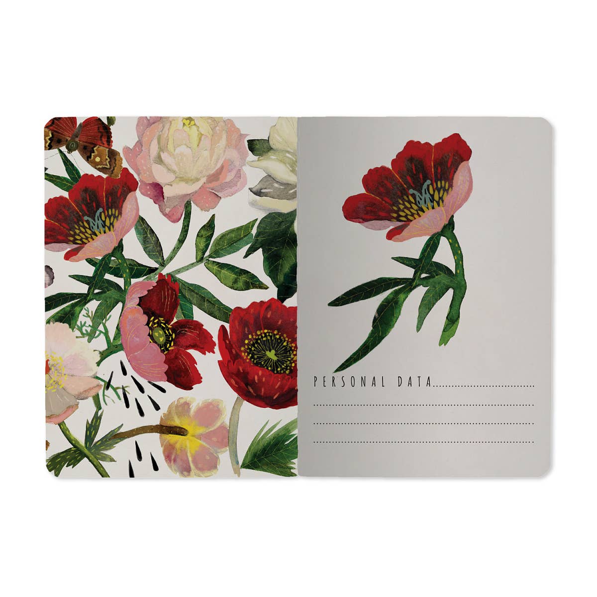 Small Notebook Peonies